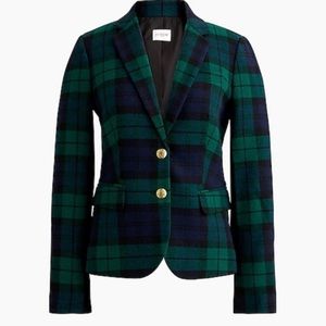 J. Crew Factory Tartan Blazer